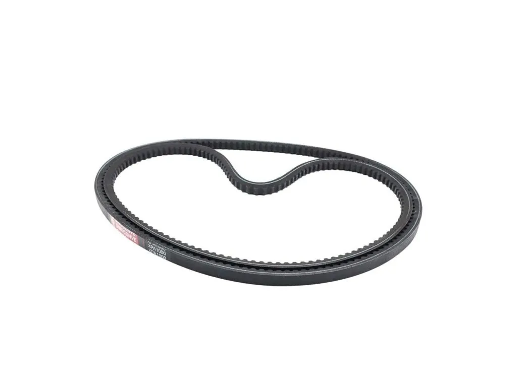 Dây đai SKF: Dây đai răng cưa mặt trong gập nhẹ, nền trắng
