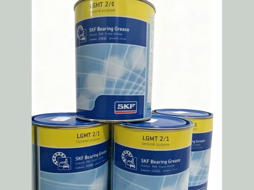 Mỡ SKF LGMT 2 và LGMT 3: Chồng hộp mỡ SKF LGMT 2/1 đa dụng viền vàng