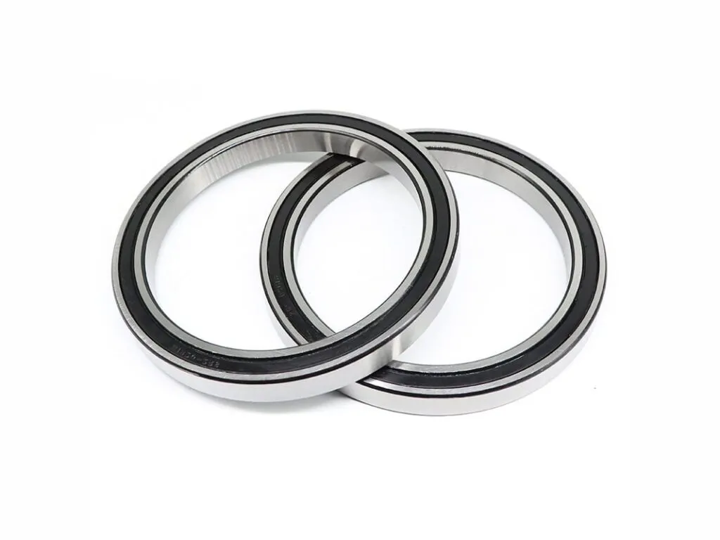 Vòng bi 6900, 6800 và 61700 loại mỏng: Hai vòng bi nắp cao su gối lên nhau