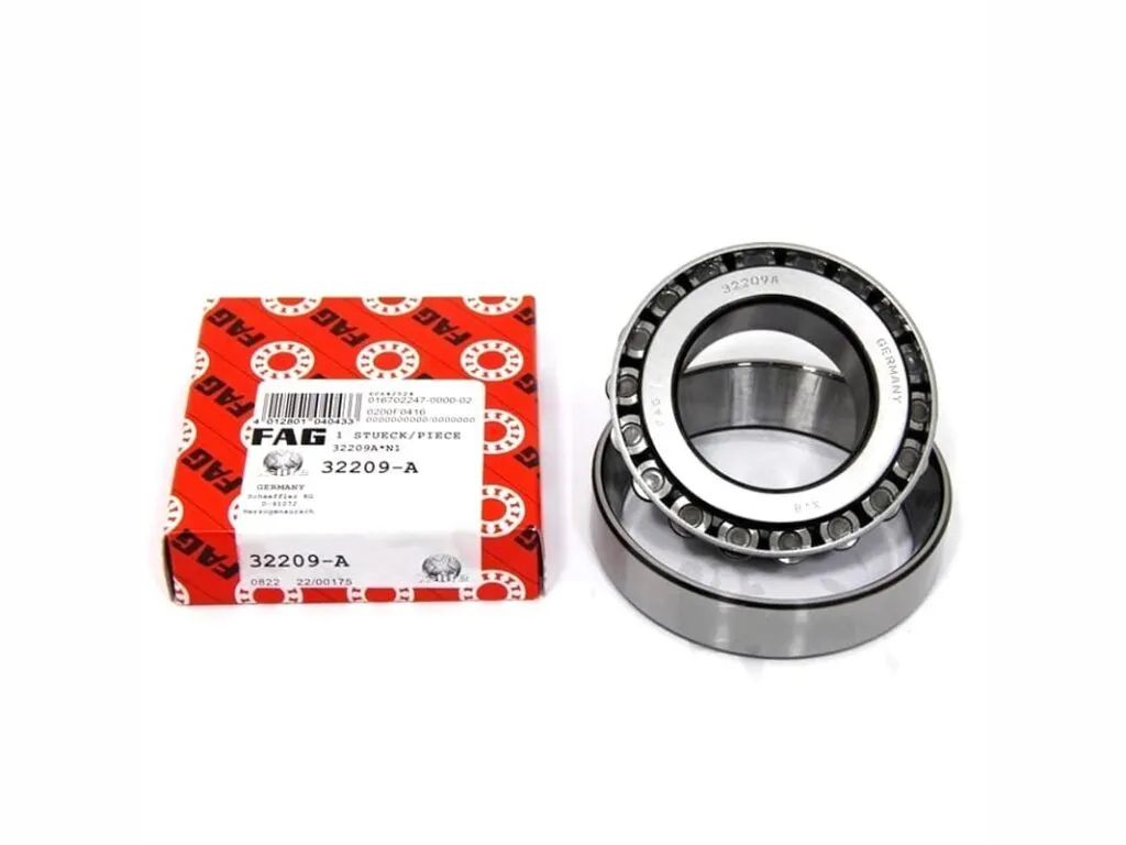Vòng bi côn 32200, 32300 và 33000: Vòng bi côn cạnh hộp FAG đỏ ghi mã 32209-A