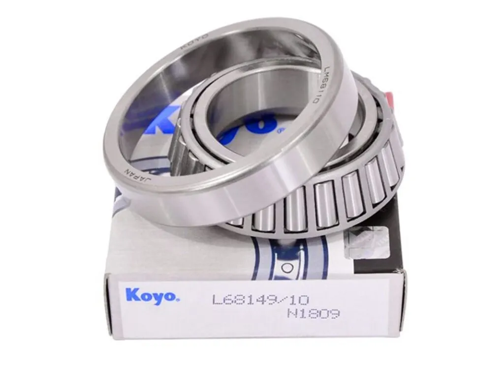 Vòng bi Koyo: Vòng bi côn tách vòng ngoài trên hộp Koyo ghi L68149/10